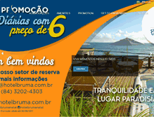 Tablet Screenshot of hotelbruma.com.br